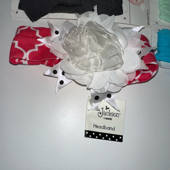 Lot of 8 Baby Girls NEW NWT Headbands One Size Multi-color - Picture 3 of 6